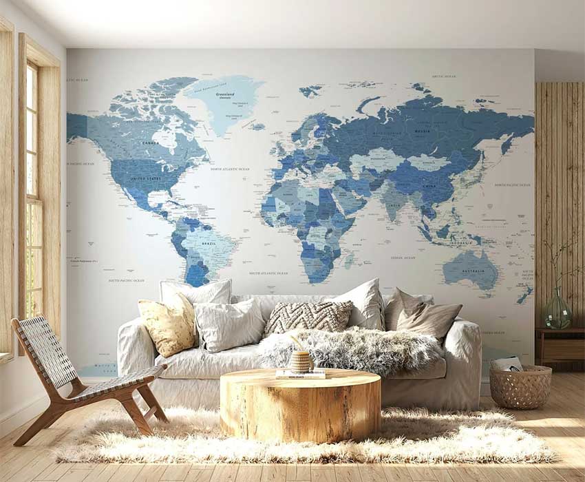 World map showing Delite International global presence